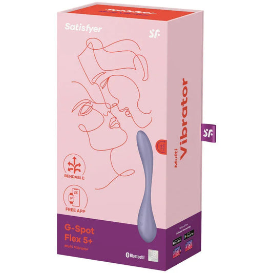 SATISFYER - G-SPOT FLEX 5 MULTI VIBRATOR BLUE - Happytoys Sexshop: online sex shop for Feeling Happy & Easy 😊 - Discreet geleverd