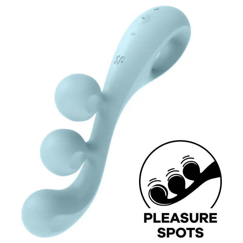 SATISFYER - TRI BALL 2 MULTI VIBRATOR BLUE - Happytoys Sexshop: online sex shop for Feeling Happy & Easy ๐ - Discreet geleverd