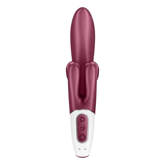 SATISFYER - TOUCH ME RABBIT VIBRATION RED - Happytoys Sexshop: online sex shop for Feeling Happy & Easy 😊 - Discreet geleverd