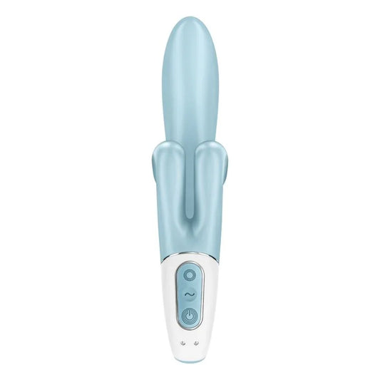 SATISFYER - TOUCH ME RABBIT VIBRATION BLUE - Happytoys Sexshop: online sex shop for Feeling Happy & Easy π - Discreet geleverd