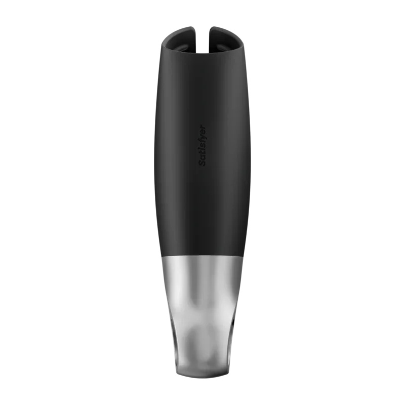 SATISFYER - POWER MASTURBATOR BLACK - Happytoys Sexshop: online sex shop for Feeling Happy & Easy 😊 - Discreet geleverd