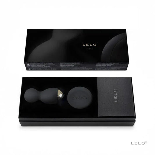 LELO - BADGE HULA BALLS BLACK - Happytoys Sexshop: online sex shop for Feeling Happy & Easy 😊 - Discreet geleverd