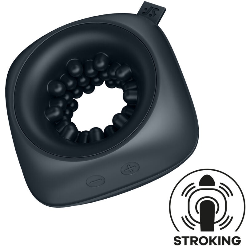 SATISFYER - RING STROKER MASTURBATOR & VIBRATOR - Happytoys Sexshop: online sex shop for Feeling Happy & Easy 😊 - Discreet geleverd