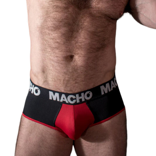MACHO - MS26N SLIP BLACK/RED M - Happytoys Sexshop: online sex shop for Feeling Happy & Easy π - Discreet geleverd