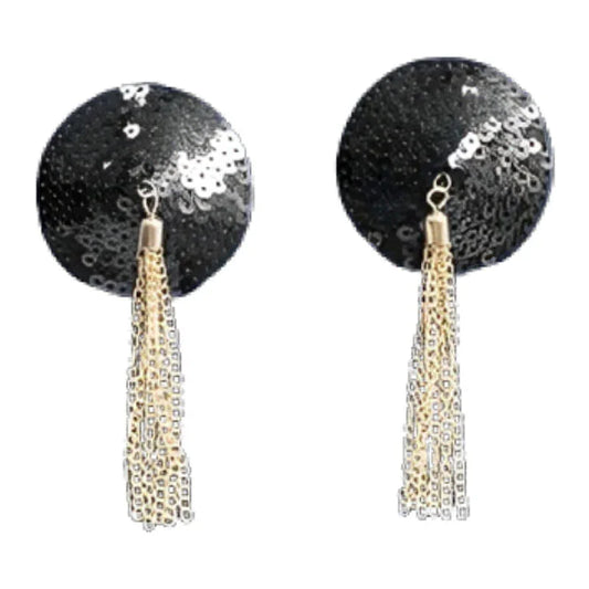 CHILIROSE - CR 4714 NIPPLE COVERS BLACK - Happytoys Sexshop: online sex shop for Feeling Happy & Easy 😊 - Discreet geleverd