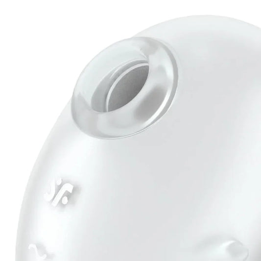 SATISFYER - CUTIE GHOST LAY-ON VIBRATOR WHITE - Happytoys Sexshop: online sex shop for Feeling Happy & Easy š - Discreet geleverd