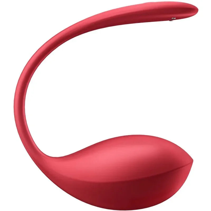 SATISFYER - SHINY PETAL G POINT REMOTE CONTROL STIMULATOR RED FREE APP - Happytoys Sexshop: online sex shop for Feeling Happy & Easy π - Discreet geleverd
