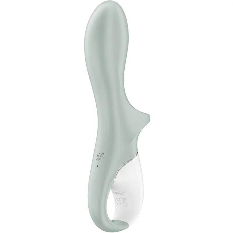 SATISFYER - AIR PUMP BOOTY 3 INFLATABLE ANAL VIBRATOR GREYGREEN - Happytoys Sexshop: online sex shop for Feeling Happy & Easy 😊 - Discreet geleverd