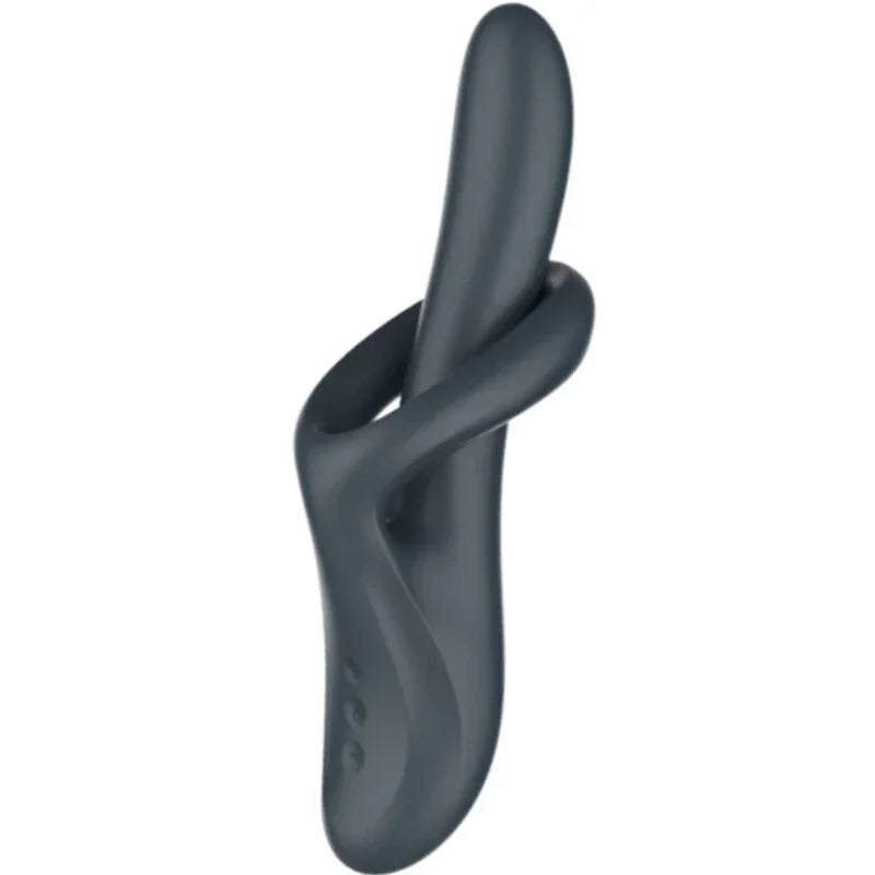 SATISFYER - HEAT FLEX 4 HEAT EFFECT VIBRATOR 12 VIBRATIONS GREY - Happytoys Sexshop: online sex shop for Feeling Happy & Easy 😊 - Discreet geleverd