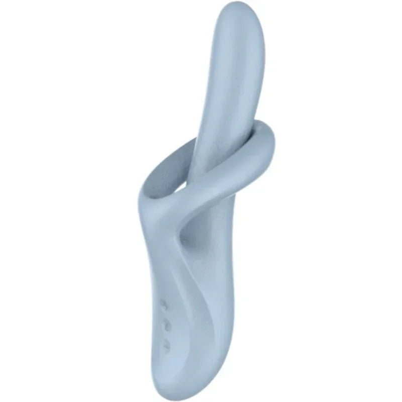 SATISFYER - HEAT FLEX 4 HEAT EFFECT VIBRATOR 12 VIBRATIONS BLUE - Happytoys Sexshop: online sex shop for Feeling Happy & Easy 😊 - Discreet geleverd