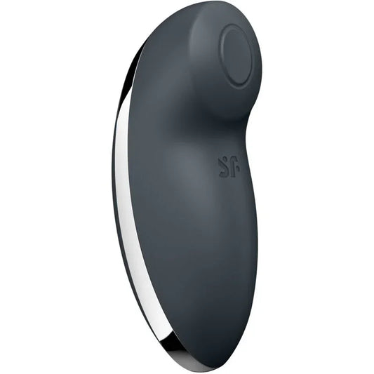 SATISFYER - TAP & CLIMAX 2 VIBRATOR & STIMULATOR GREY - Happytoys Sexshop: online sex shop for Feeling Happy & Easy đ - Discreet geleverd