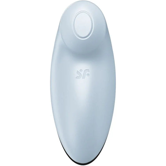 SATISFYER - TAP & CLIMAX 2 VIBRATOR & STIMULATOR BLUE - Happytoys Sexshop: online sex shop for Feeling Happy & Easy đ - Discreet geleverd