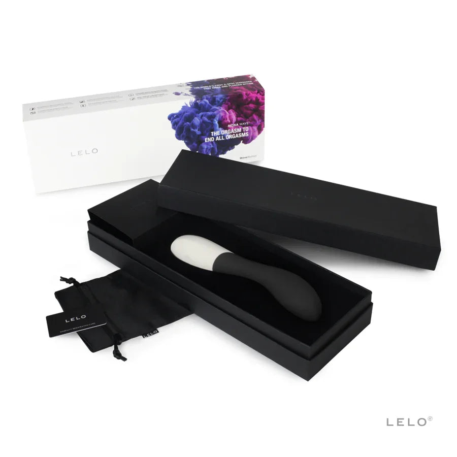 LELO - MONA WAVE BLACK VIBRATOR - Happytoys Sexshop: online sex shop for Feeling Happy & Easy 😊 - Discreet geleverd