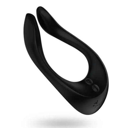 SATISFYER - PARTNER MULTIFUN 2 BLACK - Happytoys Sexshop: online sex shop for Feeling Happy & Easy 😊 - Discreet geleverd