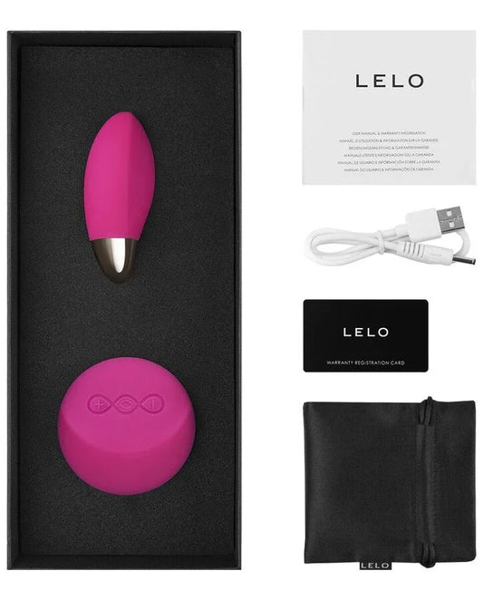 LELO - LYLA 2 INSIGNIA DESIGN EDITION FUCHSIA MASSAGER EGG - Happytoys Sexshop: online sex shop for Feeling Happy & Easy 😊 - Discreet geleverd