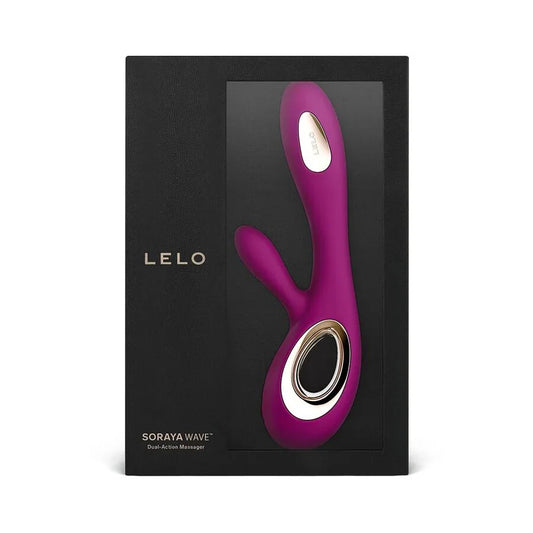 LELO - SORAYA WAVE VIBRATOR RABBIT PURPLE - Happytoys Sexshop: online sex shop for Feeling Happy & Easy 😊 - Discreet geleverd