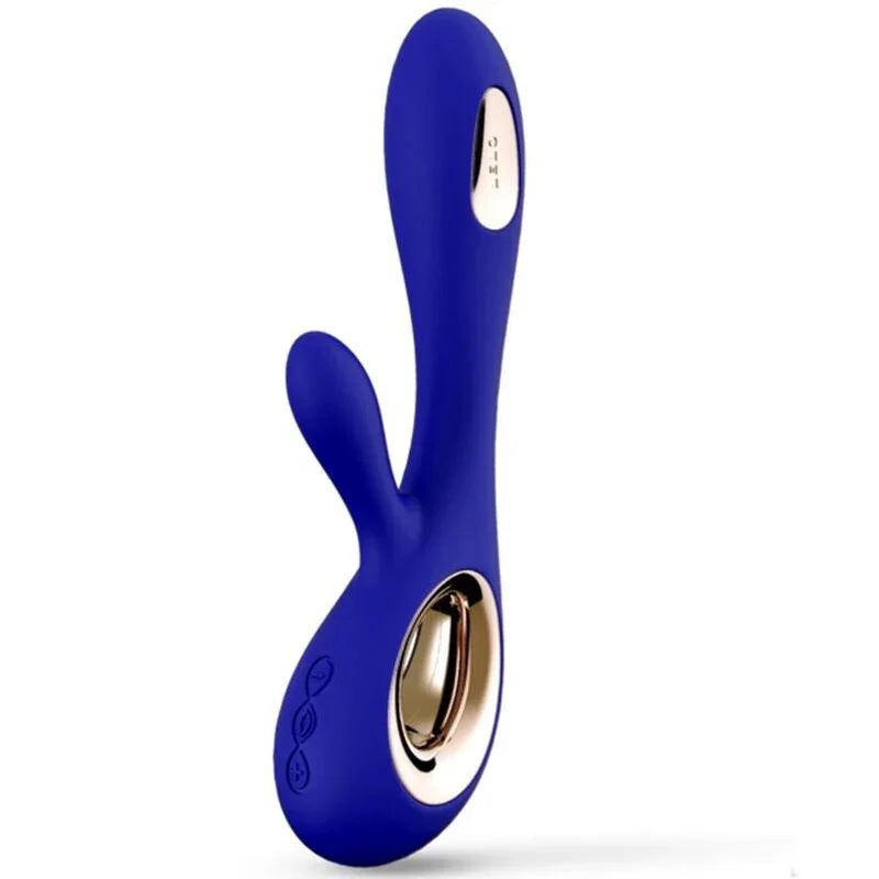 LELO - SORAYA WAVE VIBRATOR RABBIT MIDNIGHT BLUE - Happytoys Sexshop: online sex shop for Feeling Happy & Easy 😊 - Discreet geleverd