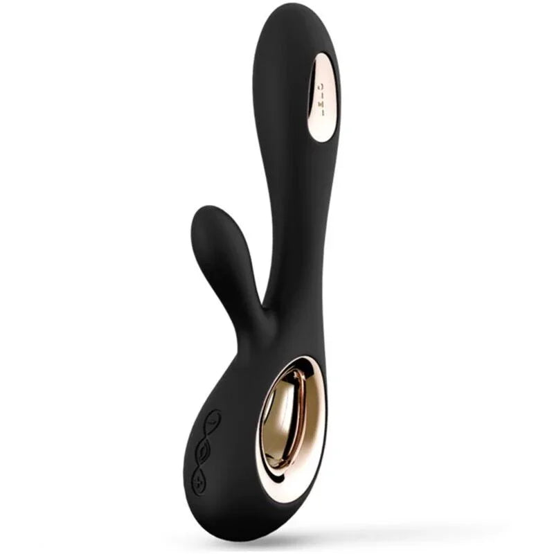LELO - SORAYA WAVE VIBRATOR RABBIT BLACK - Happytoys Sexshop: online sex shop for Feeling Happy & Easy 😊 - Discreet geleverd