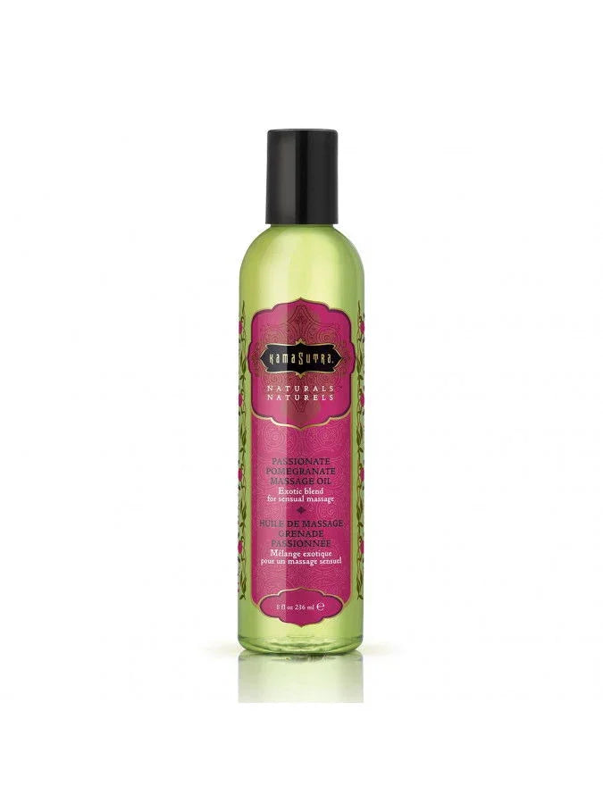 Kamasutra - Naturals Massage oil - Granaatappel - Happytoys Sexshop: Toys for Feeling Happy & Easy š - Discreet geleverd