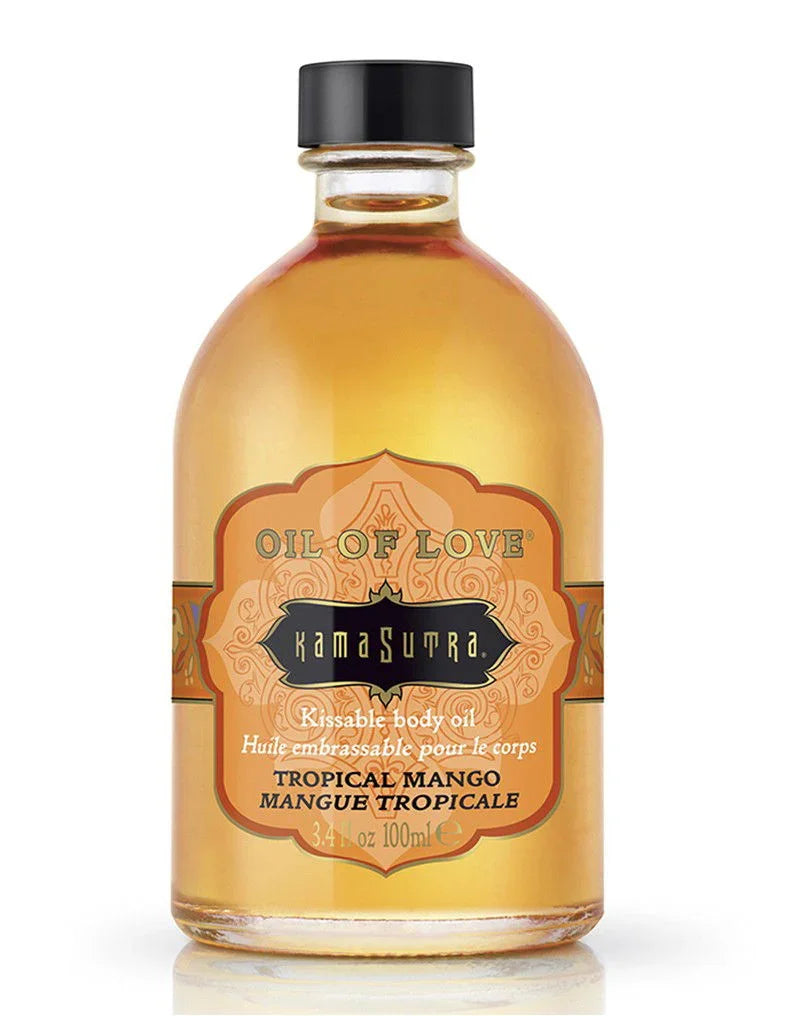 Kamasutra - Oil of Love - Tropical Mango - Happytoys Sexshop: Toys for Feeling Happy & Easy 😊 - Discreet geleverd