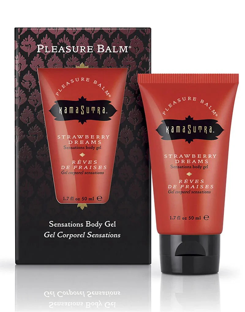 Kama Sutra - Pleasure Balm - Strawberry Dreams - Happytoys Sexshop: Toys for Feeling Happy & Easy 😊 - Discreet geleverd