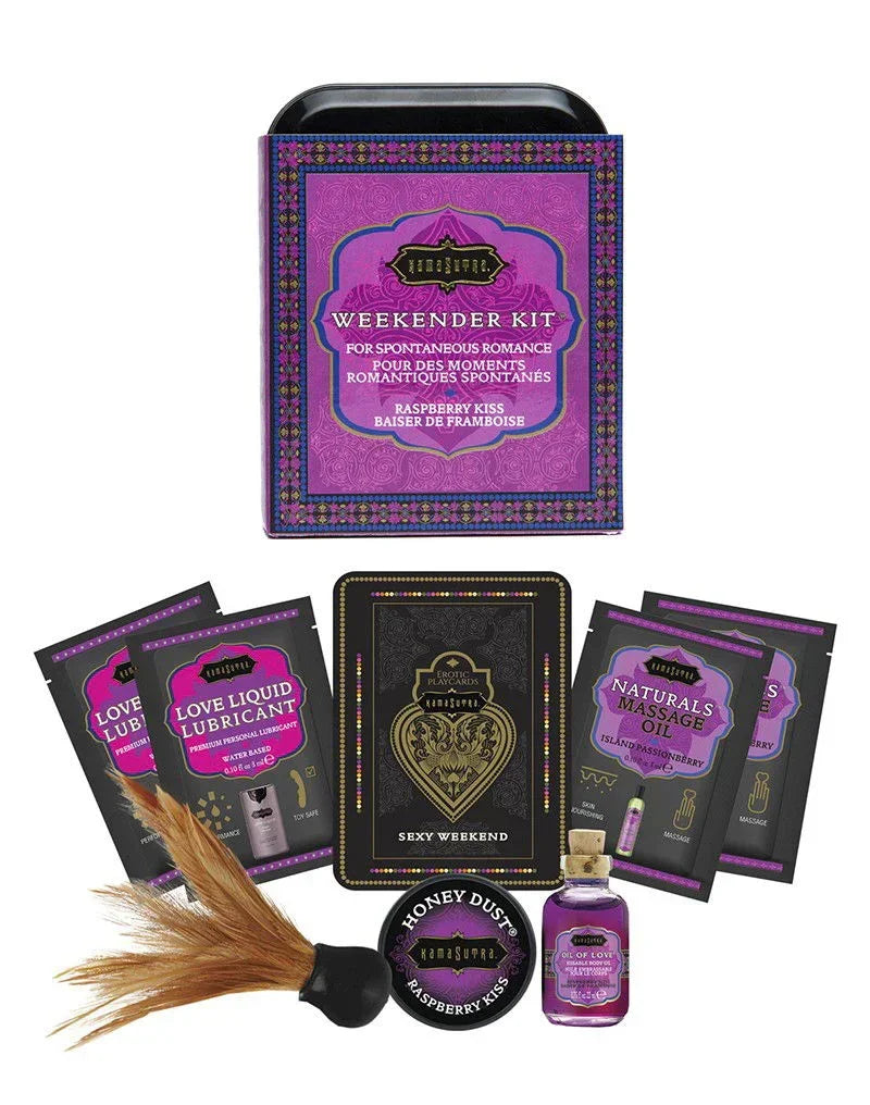 Kama Sutra - Weekender Kit - Raspberry Kiss - Happytoys Sexshop: online sex shop for Feeling Happy & Easy 😊 - Discreet geleverd