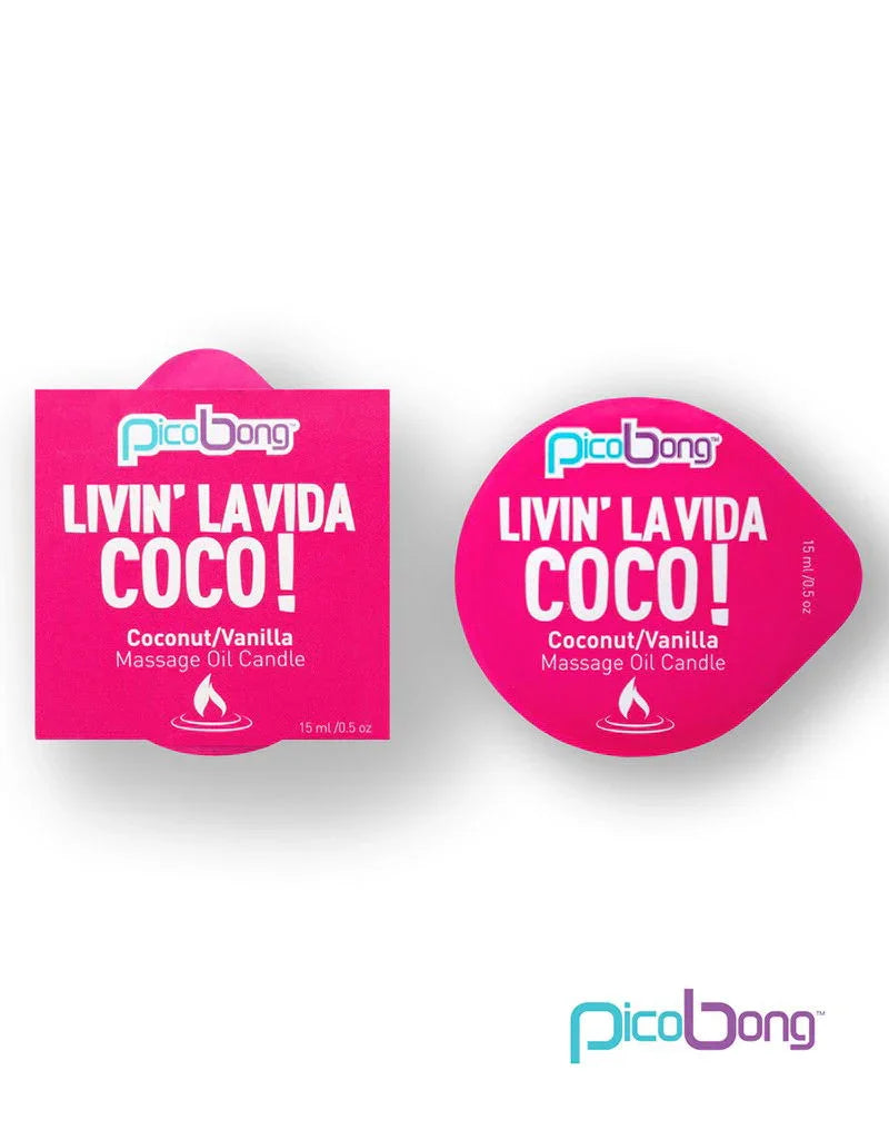 PicoBong - Massage Kaars - Coconut / Vanilla (22 Pack) - Happytoys Sexshop: Toys for Feeling Happy & Easy π - Discreet geleverd
