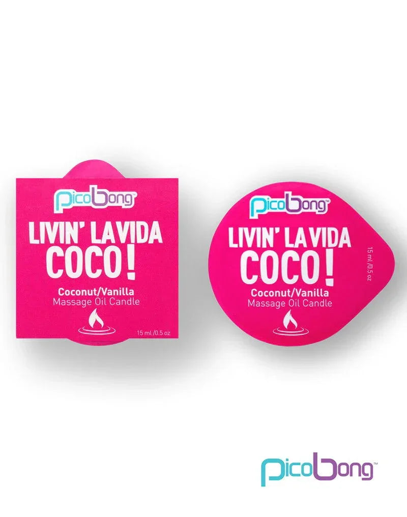 PicoBong - Massage Kaars - Coconut / Vanilla (22 Pack) - Happytoys Sexshop: online sex shop for Feeling Happy & Easy 😊 - Discreet geleverd