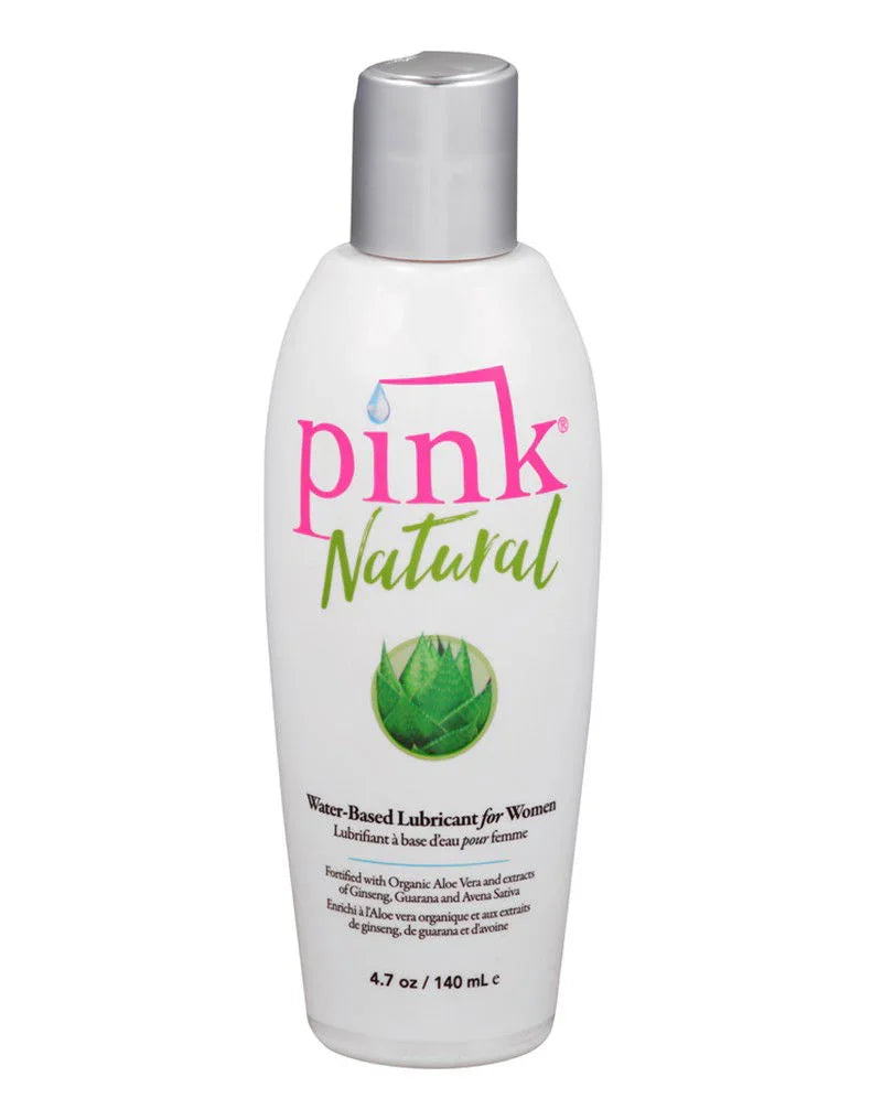 Roze - Natural - Glijmiddel op waterbasis - 140 ml - Happytoys Sexshop: Toys for Feeling Happy & Easy π - Discreet geleverd
