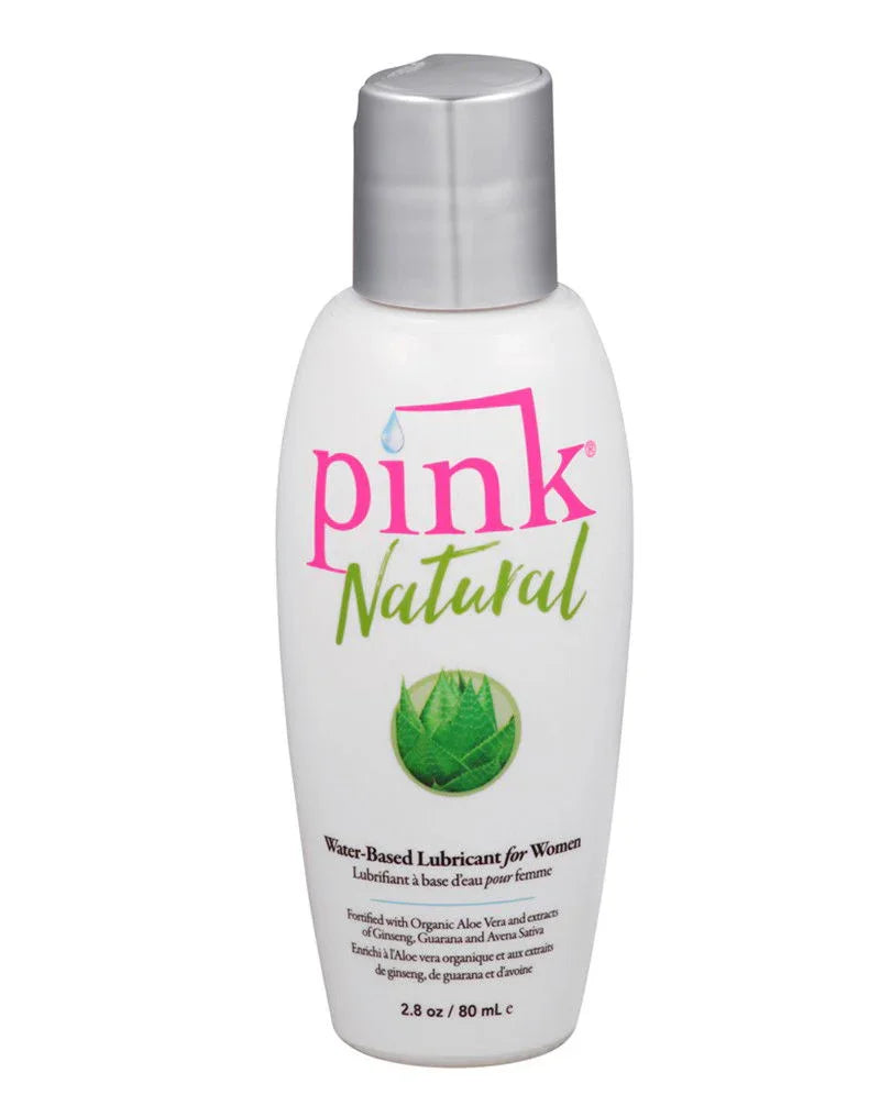 Roze - Natural - Glijmiddel op waterbasis - 80 ml - Happytoys Sexshop: Toys for Feeling Happy & Easy π - Discreet geleverd