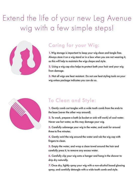 Long Hair Wavy Red Wig by Leg Avenue - Happytoys Sexshop: online sex shop for Feeling Happy & Easy 😊 - Discreet geleverd