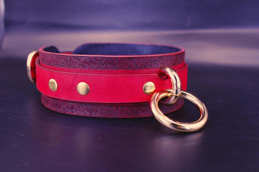 Handmade Leather BDSM Collar Discreet BDSM Day Collar for Submissives - Happytoys Sexshop: online sex shop for Feeling Happy & Easy π - Discreet geleverd