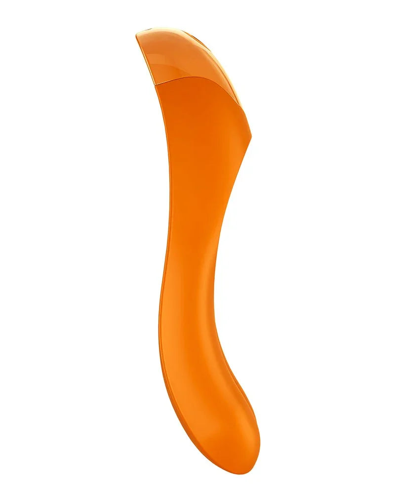 Satisfyer Candy Cane - Vinger Vibrator - Orange By Satisfyer - Happytoys Sexshop: Toys for Feeling Happy & Easy 😊 - Discreet geleverd