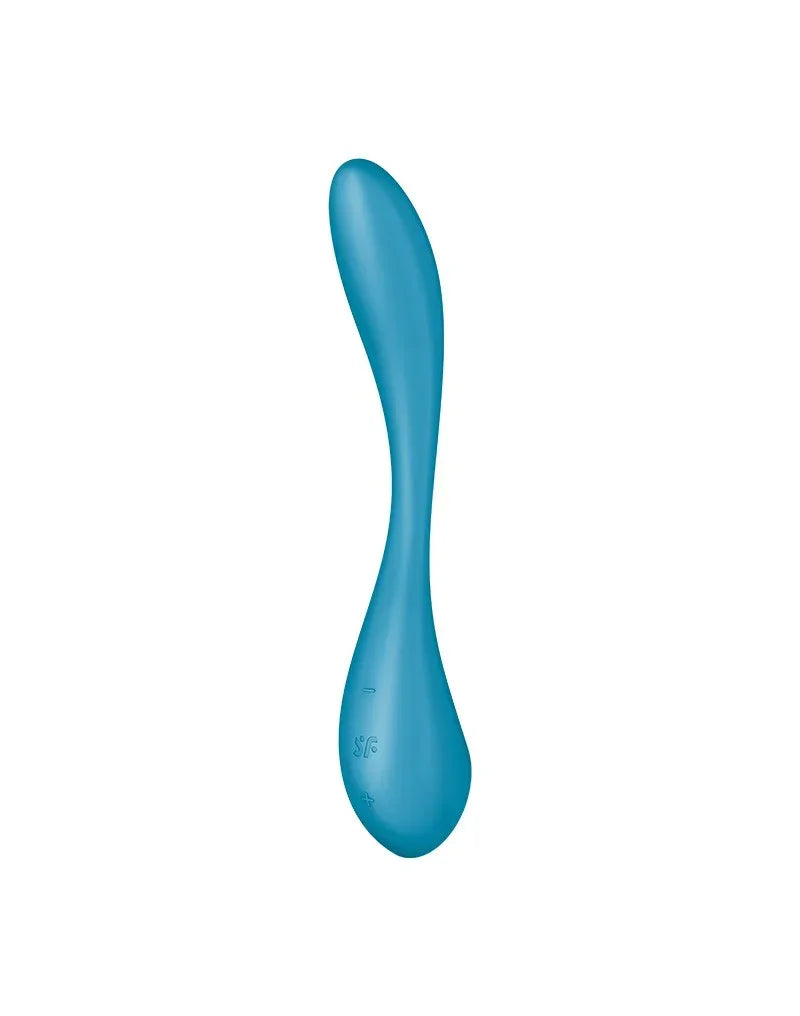 Satisfyer - G-Spot Flex 5+ - Flexibele G-Spot Vibrator (met App Control) - Blauw - Happytoys Sexshop: online sex shop for Feeling Happy & Easy 😊 - Discreet geleverd