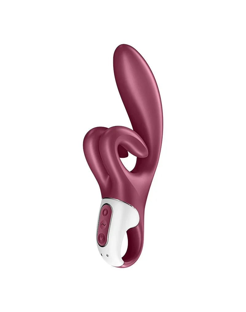Satisfyer - Touch Me - Rabbit Vibrator - Rood - Happytoys Sexshop: Toys for Feeling Happy & Easy 😊 - Discreet geleverd