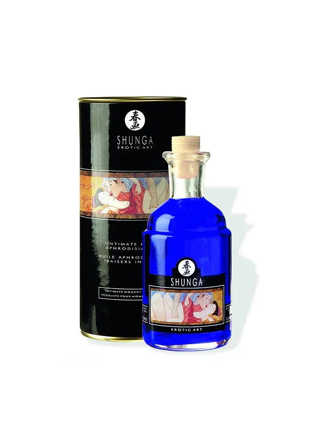 Shunga - Intimate Kisses Warming Oil - Exotic Fruits 100 ml. - Happytoys Sexshop: Toys for Feeling Happy & Easy 😊 - Discreet geleverd