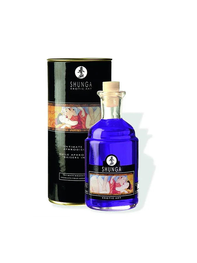Shunga - Intimate Kisses Warming Oil - Orgy of Grapes 100 ml. - Happytoys Sexshop: Toys for Feeling Happy & Easy 😊 - Discreet geleverd