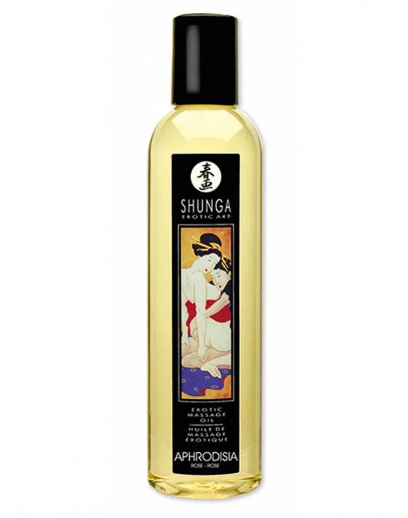 Shunga - Massage olie - Aphorodisia Roses 250 ml. - Happytoys Sexshop: Toys for Feeling Happy & Easy š - Discreet geleverd