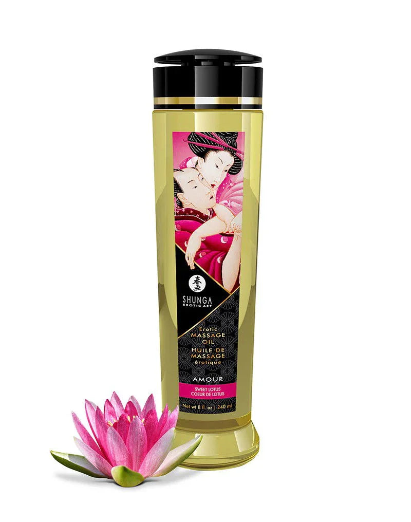 shunga-massage-olie-sweet-lotus-240-ml_03 @ Happytoys Sexshop: online sex shop for Feeling Happy & Easy 😊 the erotic store owned by a woman
