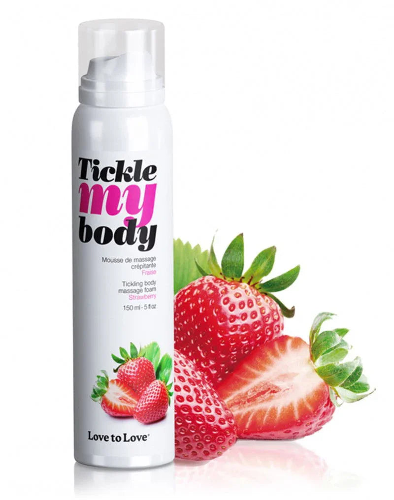 Tickle my body - Aardbei - Happytoys Sexshop: Toys for Feeling Happy & Easy 😊 - Discreet geleverd
