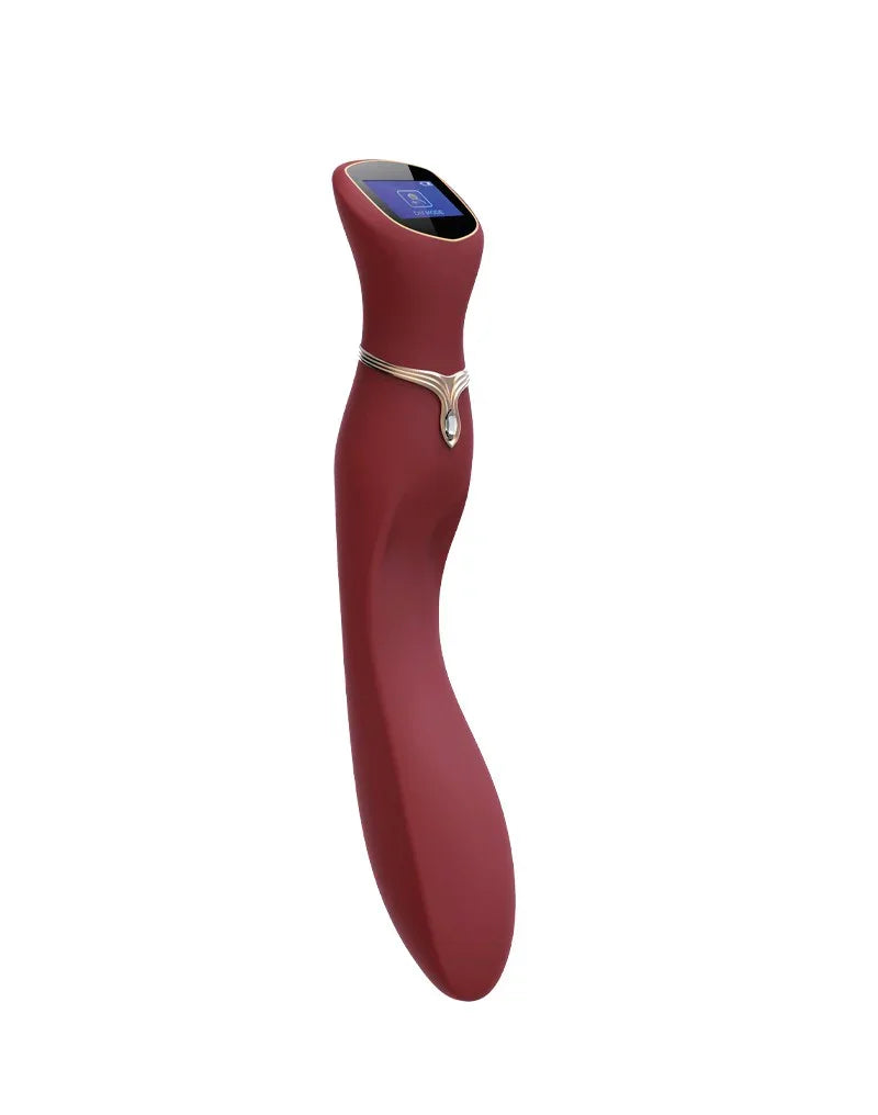 Viotec - Chance - G-Spot massager - Goud & Wijnrood - Happytoys Sexshop: online sex shop for Feeling Happy & Easy 😊 - Discreet geleverd