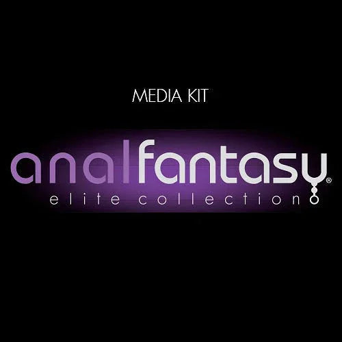 Anal Fantasy Elite Collection media kit logo on a black and purple background