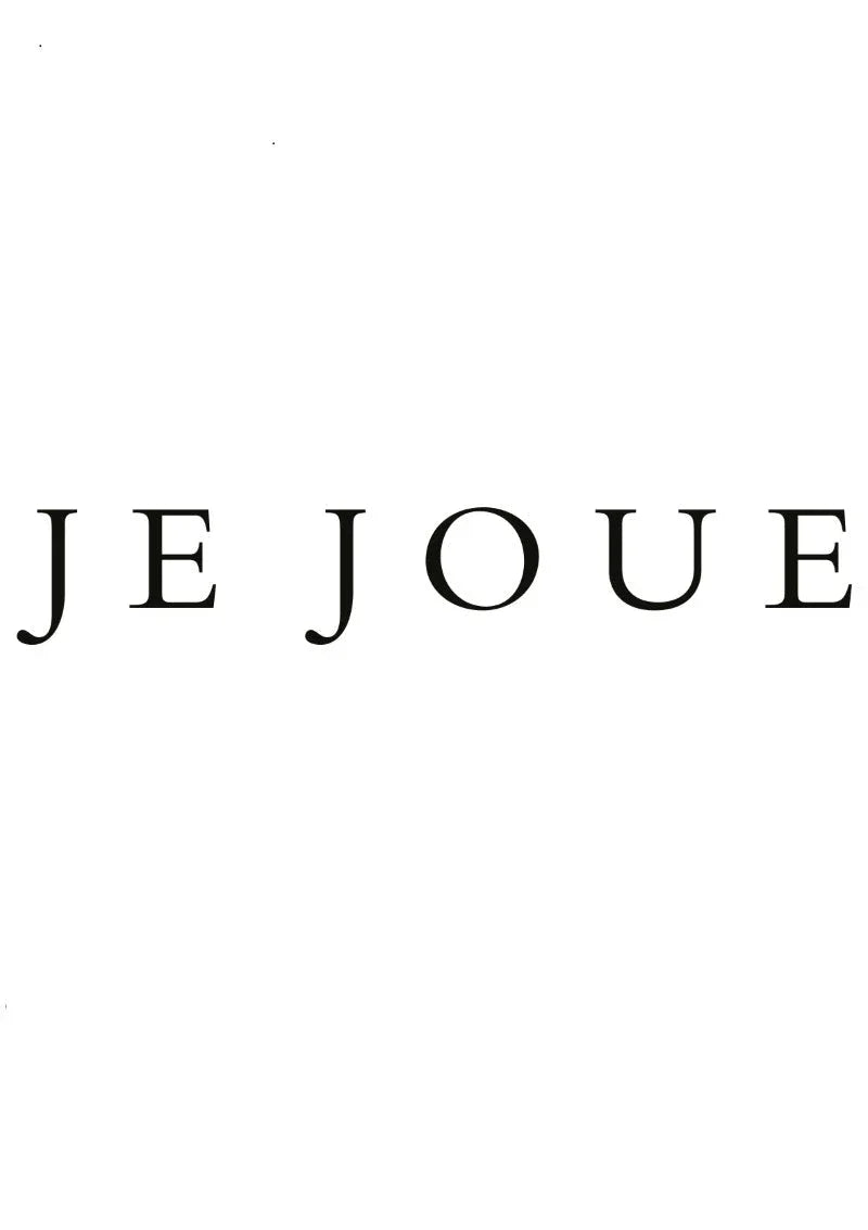 JeJoue brand logo in simple black serif font on white background
