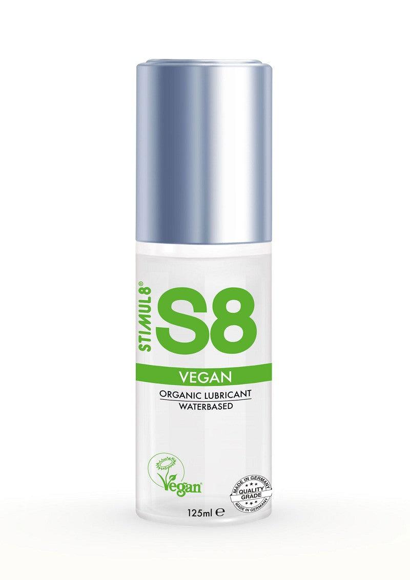Stimuli S8 vegan organic waterbased lubricant 125ml with silver cap