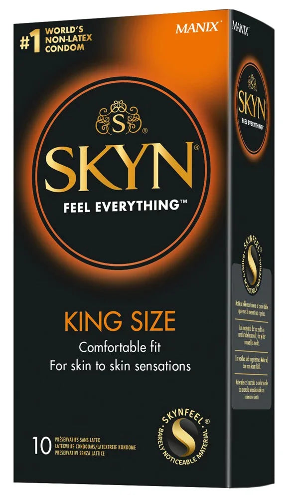 Manix SKYN King Size 10 pcs - Happytoys Sexshop: Toys for Feeling Happy & Easy 😊 - Discreet geleverd