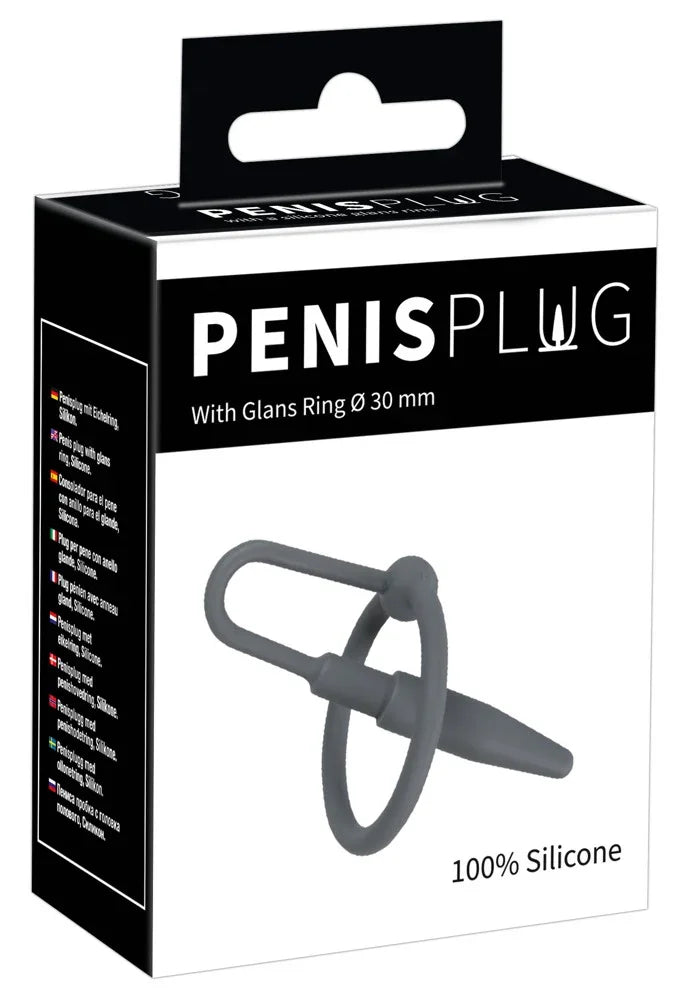 Penisplug With Glans Ring - Happytoys Sexshop: Toys for Feeling Happy & Easy 😊 - Discreet geleverd