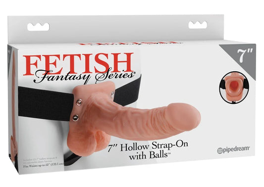 Hollow Strap-on with Balls - Happytoys Sexshop: Toys for Feeling Happy & Easy 😊 - Discreet geleverd