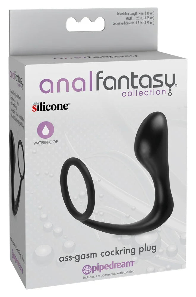 ass-gasm cockring plug - Happytoys Sexshop: Toys for Feeling Happy & Easy 😊 - Discreet geleverd