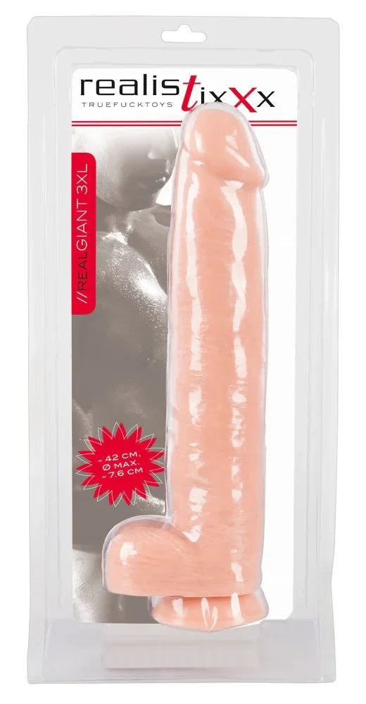 Realistixxx Giant 3XL - Happytoys Sexshop: Toys for Feeling Happy & Easy 😊 - Discreet geleverd