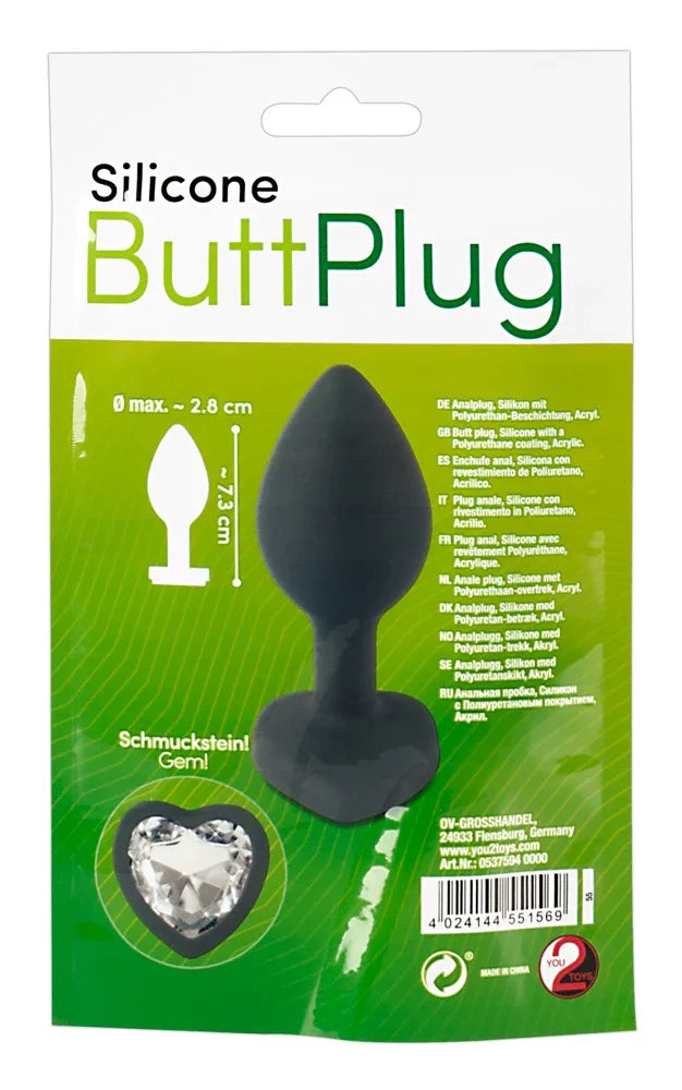 Silicone Butt Plug - Happytoys Sexshop: Toys for Feeling Happy & Easy 😊 - Discreet geleverd